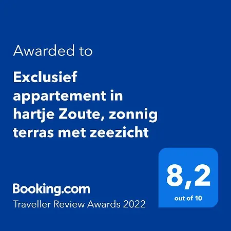 Exclusief In Hartje Zoute, Zonnig Terras Met Zeezicht Apartamento Knokke-Heist